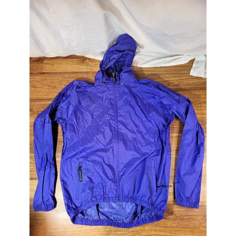 Performance Bicycle Adult Rain Jacket‎ Cycling Windbreaker Ripstop Blue XL Mens